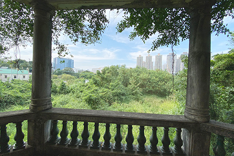 露台的景致甚佳。