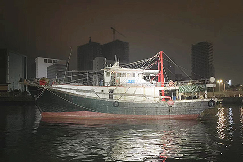 　◎ 涉案漁船屬內地登記已交海關處理。
