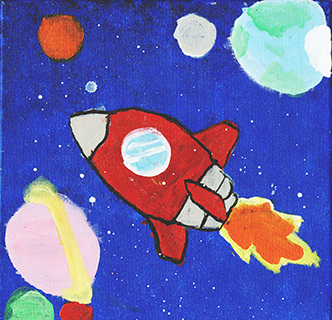 火箭 澳門大學附屬應用小學 三年級 何昊謙