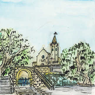 教堂寫生 福建學校 五年級 李靖瑜