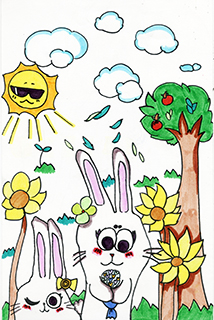 手的聯想-可愛兔兔 培道中學(小學部分教處) 四年級 張梓欣