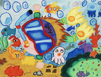 潛水員 聖家學校 三年級 馮子丞