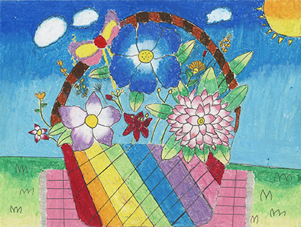 粉彩花束 聖家學校 四年級 余盛濠