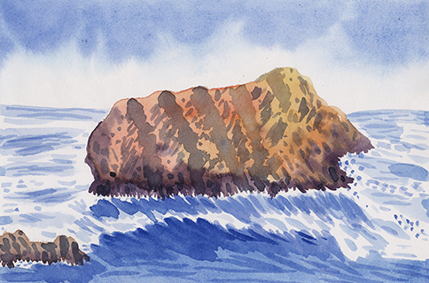 海中之岩 澳門大學附屬應用學校 六年級 何思縈