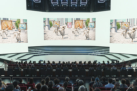 ◎ 世界首部沉浸式數字藏品藝術電影《SHIP》全球首映活動,於六月二日在美獅美高梅之美高梅劇院舉辦。