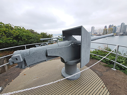 西炮台其中一個炮位