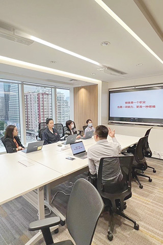 ◎ 澳門青年在華為的見習情況。