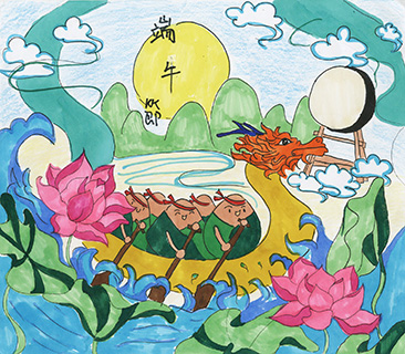 龍舟競渡賀端陽 沙梨頭坊眾學校 六年級 袁嘉琪