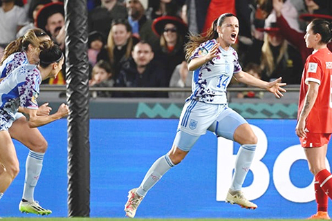 ◎ 西班牙十四號科迪納建功。(美聯社)