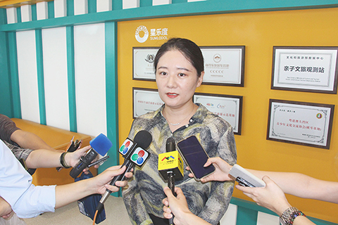 ◎ 大橫琴星樂度文旅發展有限公司助理總經理蘆婧。