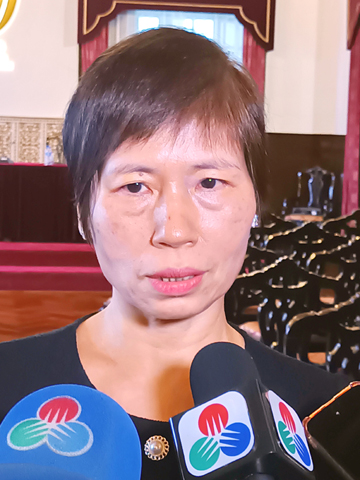 ◎ 市政署管理委員吳秀虹。