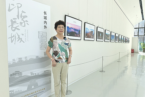 ◎ 近日,台灣旅遊交流協會理事長賴瑟珍前來山西參訪。(中新社記者劉小紅攝)