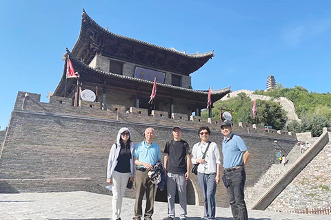 ◎ 近日,賴瑟珍來到山西,為山西與台灣的文旅交流進行考察與推動。(受訪者供圖)