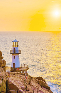 大陳島的燈塔。