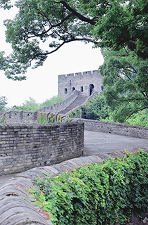 雄偉的台州府城牆。