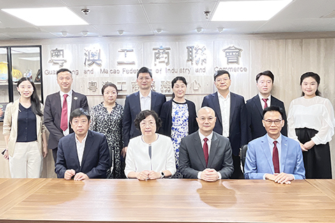 ◎ 青島市委團訪粵澳工商聯。