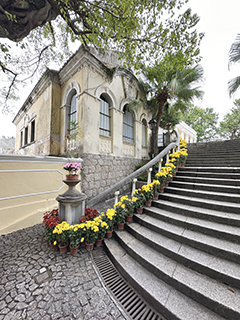 荒廢了的氹仔留產所。