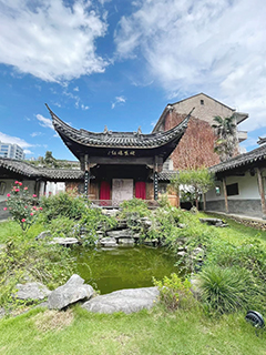 湯顯祖紀念館內部戲台