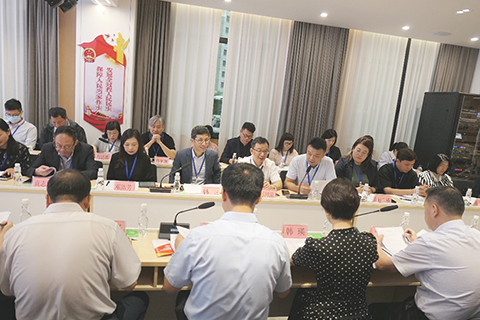 ◎ 交流團與陝西省民政廳人員交流座談。