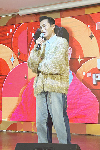 ◎ 宴會上古天樂向影迷致謝。