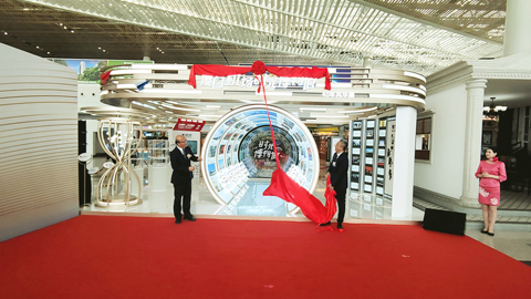 ◎ 十月廿二日,記載廈門機場四十年輝煌發展歷程的「時光博物館」在廈門啟幕。(中新社記者楊伏山 攝)