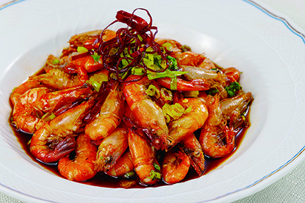 ◎ 香港君悅酒店 -楊師傅油爆河蝦