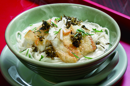 ◎ 香港沙田凱悅酒店-濃魚湯雪菜黄魚麵