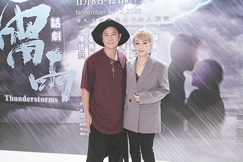 ◎ 陳慧嫻、蔡一傑齊齊捧場。