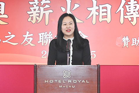 ◎ 主講嘉賓、澳區全國政協陳季敏委員。