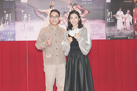 ◎ 梁兆明與梁非同「雙梁配」拍檔非常有默契。