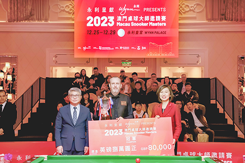 ◎ 馬克威廉斯榮獲冠軍。