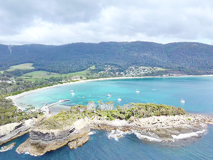 航拍主島塔斯馬尼亞島