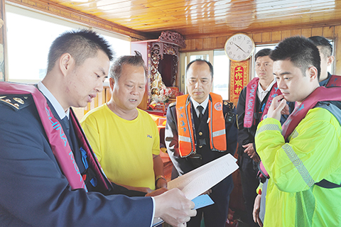 ◎ 珠澳涉海部門春運前開展海空聯合巡航執法行動。