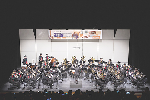 ◎ 澳門管樂協會銅管重奏團。