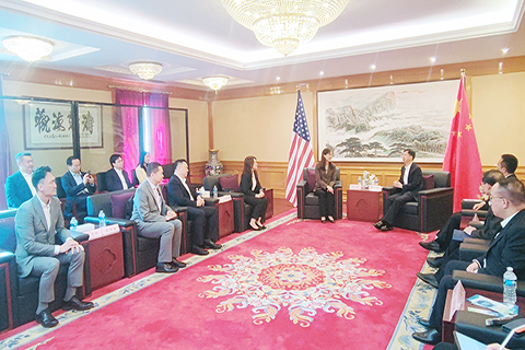 ◎ 社會文化司司長歐陽瑜率代表團拜訪中國駐舊金山總領事館。