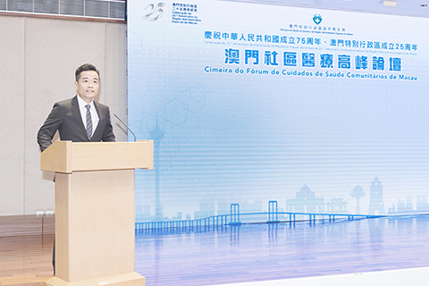 ◎ 羅奕龍局長在開幕式上致辭。