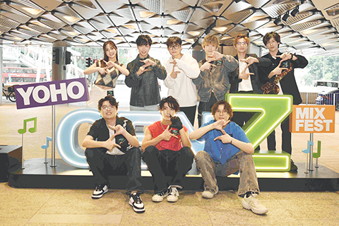 ◎ 組合MATCH和歌手主持合照。