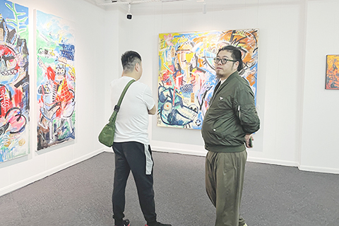 ◎ 畫展「悟空是我」今日開幕。