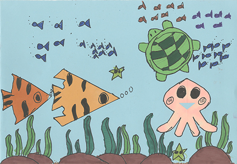 海底世界 聖家學校 一年級 何佑政