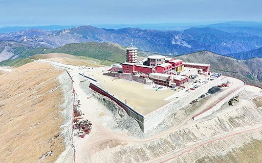 航拍取景地五台山東台頂