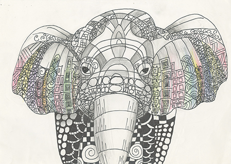 多彩的大象 培華中學附屬小學暨幼稚園 四年級 麥峻延