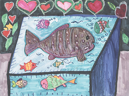 我最愛的小魚缸 聖若瑟教區中學第五校 二年級 林培鈺