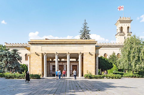 斯大林故居纪念館外觀