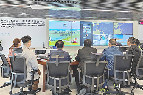 ◎ 海事局與客船公司召開「海上安全線上會議」。