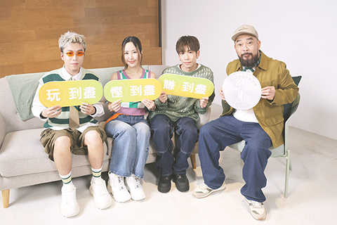 ◎ 葛民輝一行代言打工仔拍全新廣告。