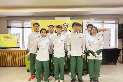 ◎ 澳門羽毛球代表隊征大師賽獲益良多。