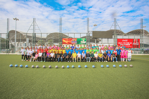 ◎ 國慶杯暨建築安全足球推廣日開球禮。