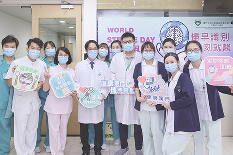 ◎ 衛生局辦預防中風的健康知識宣傳講座。