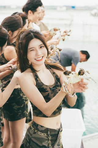 ◎ 黃婉曼和大家一起探索大閘蟹產業鏈。