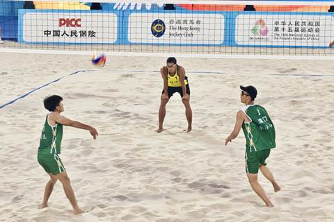 ◎ 李澤坤(右)、吳睿龍首度踏足全國性大賽。